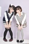 [Lovepop] Yuzuka Shirai 白井ゆずか & Coco Nanahara 七菜原ココ Photoset #002 School Uniform (Knit Vest)