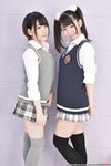 [Lovepop] Yuzuka Shirai 白井ゆずか & Coco Nanahara 七菜原ココ Photoset #002 School Uniform (Knit Vest)