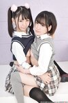 [Lovepop] Yuzuka Shirai 白井ゆずか & Coco Nanahara 七菜原ココ Photoset #002 School Uniform (Knit Vest)
