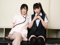 [Lovepop] Ai Minano 皆野あい & Suzu Yamai 山井すず Photoset #001 School Uniform & Nurse