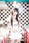 [Cosplay] 神楽坂真冬 毛绒白兔 [75P2V-317MB]