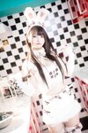 [Cosplay] 神楽坂真冬 毛绒白兔 [75P2V-317MB]