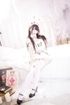 [Cosplay] 神楽坂真冬 毛绒白兔 [75P2V-317MB]