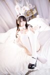 [Cosplay] 神楽坂真冬 毛绒白兔 [75P2V-317MB]
