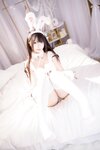 [Cosplay] 神楽坂真冬 毛绒白兔 [75P2V-317MB]