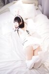 [Cosplay] 神楽坂真冬 毛绒白兔 [75P2V-317MB]