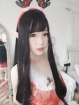 [Cosplay] 雪晴Astra 2020圣诞节自拍 [140P-370MB]