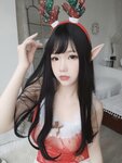 [Cosplay] 雪晴Astra 2020圣诞节自拍 [140P-370MB]