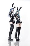 [Cosplay] Candy Ball Latex Bunny Twins [57P10V-713MB]