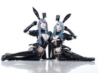 [Cosplay] Candy Ball Latex Bunny Twins [57P10V-713MB]