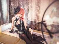 [Cosplay] 是一只熊仔吗 碧蓝航线 黑太子旗袍 [19P-63MB]