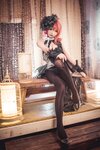 [Cosplay] 是一只熊仔吗 碧蓝航线 黑太子旗袍 [19P-63MB]