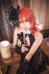 [Cosplay] 是一只熊仔吗 碧蓝航线 黑太子旗袍 [19P-63MB]