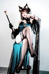 [Cosplay] 半半子 碧蓝航线 天城 玉座落鸾 [62P10V-535MB]