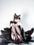 [Cosplay] 半半子 碧蓝航线 天城 玉座落鸾 [62P10V-535MB]