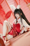 [Cosplay] 屿鱼 碧蓝航线 大山·祈愿的巫女兔 [58P-339MB]