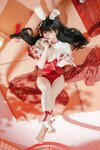 [Cosplay] 屿鱼 碧蓝航线 大山·祈愿的巫女兔 [58P-339MB]