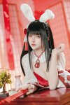 [Cosplay] 屿鱼 碧蓝航线 大山·祈愿的巫女兔 [58P-339MB]