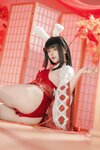 [Cosplay] 屿鱼 碧蓝航线 大山·祈愿的巫女兔 [58P-339MB]