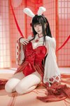 [Cosplay] 屿鱼 碧蓝航线 大山·祈愿的巫女兔 [58P-339MB]