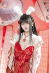 [Cosplay] 屿鱼 碧蓝航线 大山·祈愿的巫女兔 [58P-339MB]