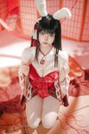 [Cosplay] 屿鱼 碧蓝航线 大山·祈愿的巫女兔 [58P-339MB]