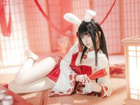 [Cosplay] 屿鱼 碧蓝航线 大山·祈愿的巫女兔 [58P-339MB]
