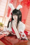 [Cosplay] 屿鱼 碧蓝航线 大山·祈愿的巫女兔 [58P-339MB]