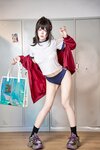 [Cosplay] 九言 棕色尘埃2 罗安·体操服 [75P1V-976MB]