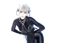 [Cosplay] 柒柒要乖哦 黑靡烟旗袍 [108P2V-1.87GB]