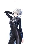 [Cosplay] 柒柒要乖哦 黑靡烟旗袍 [108P2V-1.87GB]