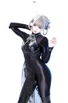 [Cosplay] 柒柒要乖哦 黑靡烟旗袍 [108P2V-1.87GB]