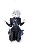 [Cosplay] 柒柒要乖哦 黑靡烟旗袍 [108P2V-1.87GB]