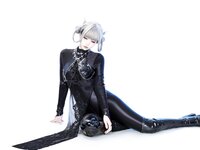 [Cosplay] 柒柒要乖哦 黑靡烟旗袍 [108P2V-1.87GB]