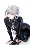 [Cosplay] 柒柒要乖哦 黑靡烟旗袍 [108P2V-1.87GB]