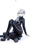 [Cosplay] 柒柒要乖哦 黑靡烟旗袍 [108P2V-1.87GB]