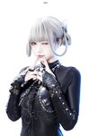 [Cosplay] 柒柒要乖哦 黑靡烟旗袍 [108P2V-1.87GB]