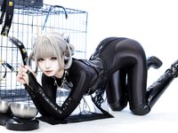 [Cosplay] 柒柒要乖哦 黑靡烟旗袍 [108P2V-1.87GB]