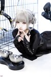 [Cosplay] 柒柒要乖哦 黑靡烟旗袍 [108P2V-1.87GB]