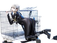 [Cosplay] 柒柒要乖哦 黑靡烟旗袍 [108P2V-1.87GB]
