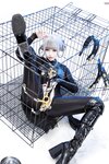 [Cosplay] 柒柒要乖哦 黑靡烟旗袍 [108P2V-1.87GB]