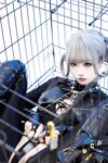 [Cosplay] 柒柒要乖哦 黑靡烟旗袍 [108P2V-1.87GB]