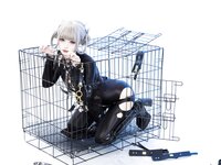 [Cosplay] 柒柒要乖哦 黑靡烟旗袍 [108P2V-1.87GB]