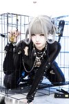 [Cosplay] 柒柒要乖哦 黑靡烟旗袍 [108P2V-1.87GB]