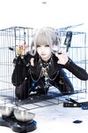 [Cosplay] 柒柒要乖哦 黑靡烟旗袍 [108P2V-1.87GB]