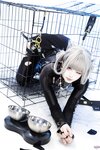 [Cosplay] 柒柒要乖哦 黑靡烟旗袍 [108P2V-1.87GB]