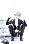 [Cosplay] 柒柒要乖哦 黑靡烟旗袍 [108P2V-1.87GB]