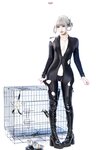 [Cosplay] 柒柒要乖哦 黑靡烟旗袍 [108P2V-1.87GB]