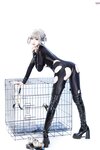 [Cosplay] 柒柒要乖哦 黑靡烟旗袍 [108P2V-1.87GB]