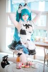 [DJAWA Photo] Bambi (밤비) - Nikke Privaty Unkind Maid